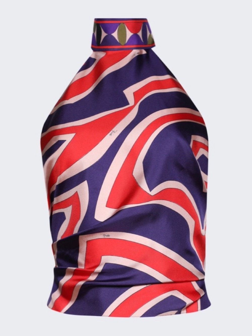 Pucci silk halter top (One Size)